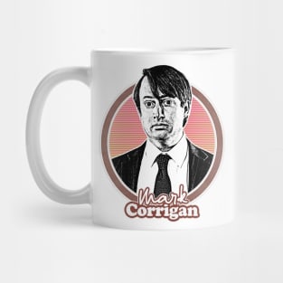 Mark Corrigan // Retro Style Fan Design Mug